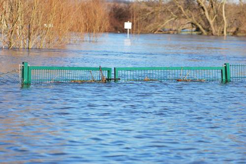 'Land unter' an der Saale