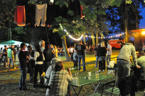 Gemütliche Stimmung im Park