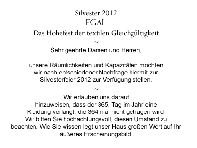 Silvester 2012